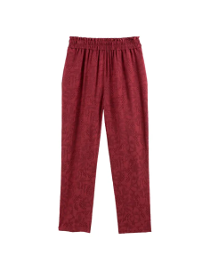 PANTALÓN ANCHO CON CINTURA ELÁSTICA